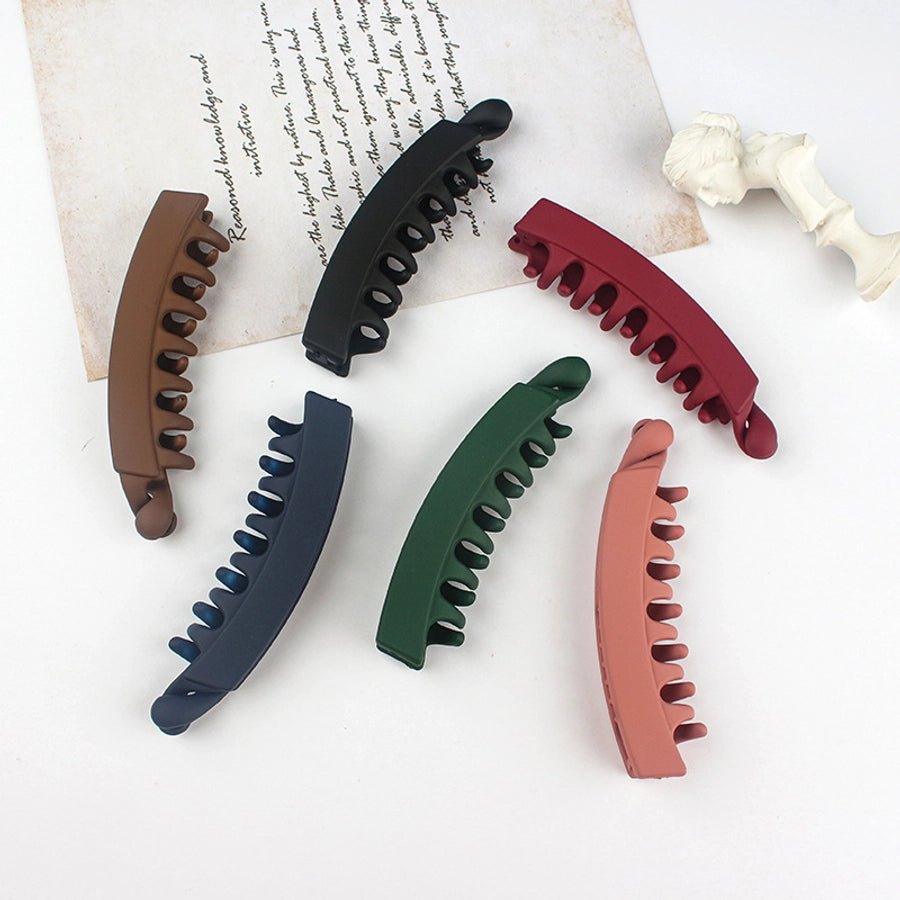 fashion geometric solid color arylic hair clip 1 piece