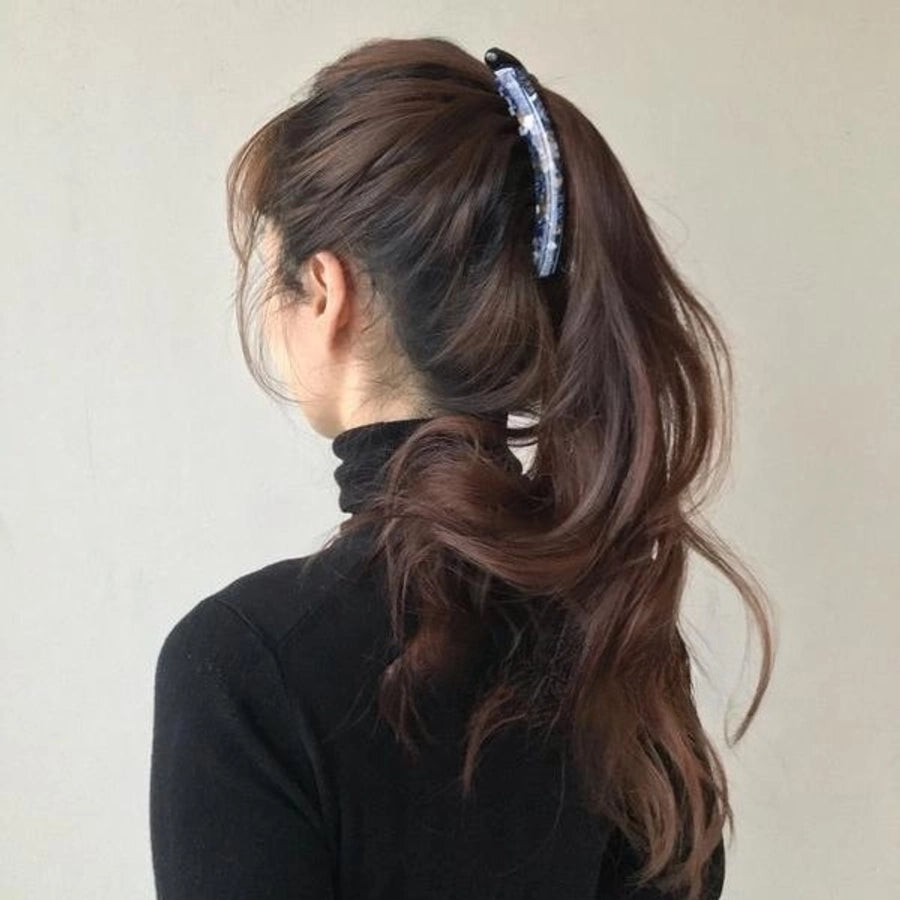 Women's Retro Simple Style Color Block Leopard Acetic acid sheets Hair Clip