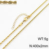 Jewelry Simple Style Geometric 304 Stainless Steel 18K Gold Plated Bracelets Necklace