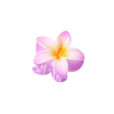 colorful egg flower hairpin flower gripper retro women's side gripper half gripper back head shark clip