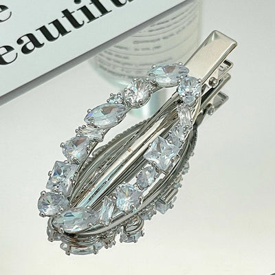 Women's IG Style Bow Knot Alloy Zircon Hair Clip