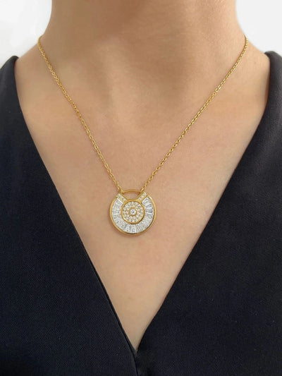 Jewelry Vintage Style Classic Style Geometric 304 Stainless Steel Plating Pendant Necklace