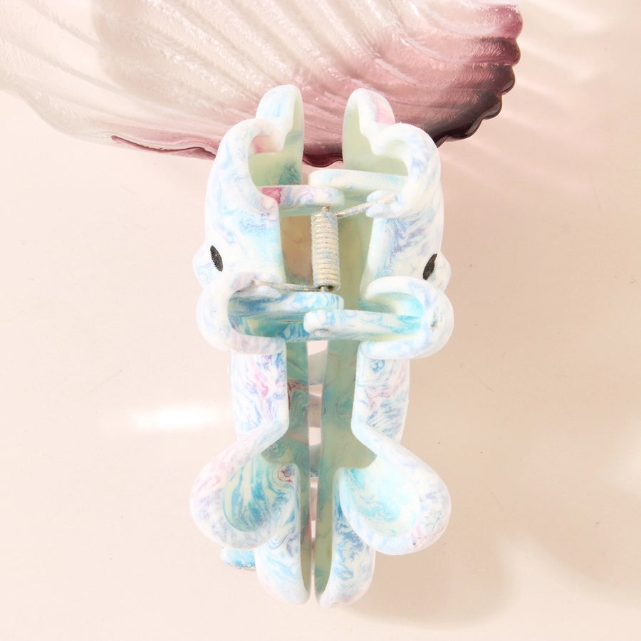 Women's Simple Style Classic Style Bear Plastic Resin Inlay Zircon Hair Clip