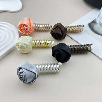 Women's Elegant Simple Style Rose Plastic Hair Tie