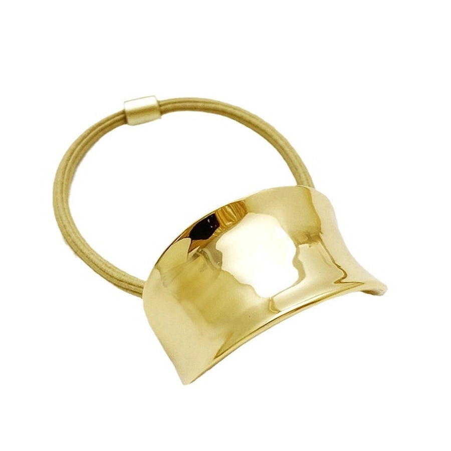 Women's Simple Style Geometric Alloy Plating Hair Tie