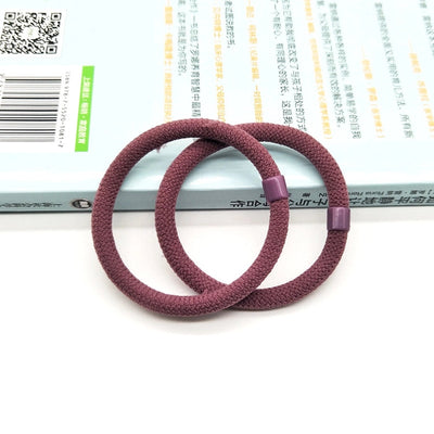 fashion solid color cloth hair tie