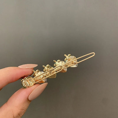 women's sweet strawberry alloy hair clip
