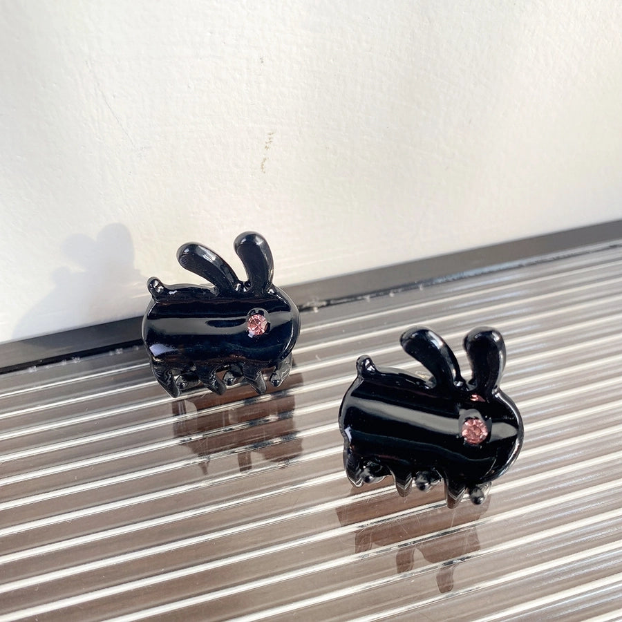 Beautiful Mini Acetate Rabbit Grip Stylish Graceful Simple High Sense All-Matching Elegant Hair Clips Hair Accessories Headwear for Women