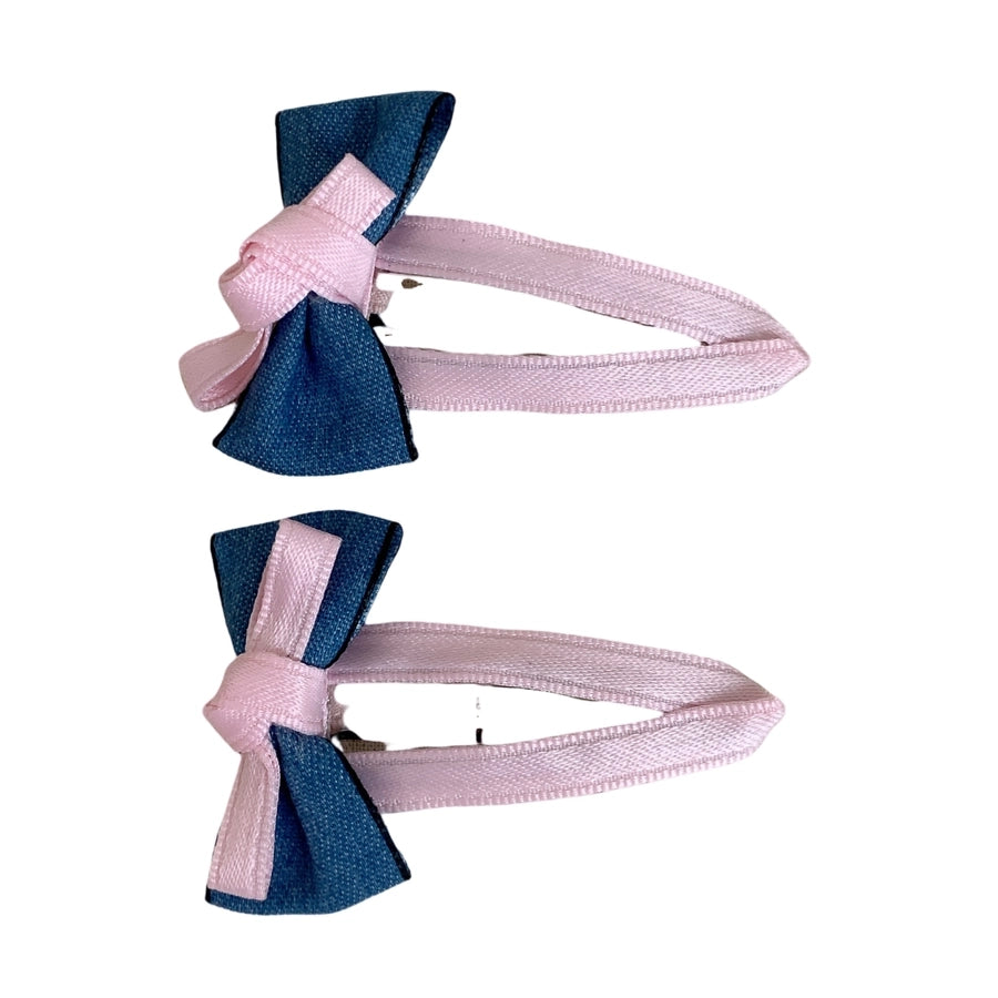 Women's IG Style Bow Knot Cloth Hair Clip