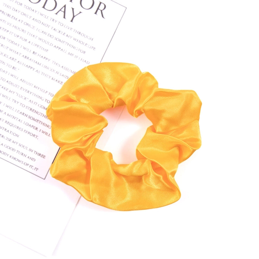 simple style solid color cloth hair tie