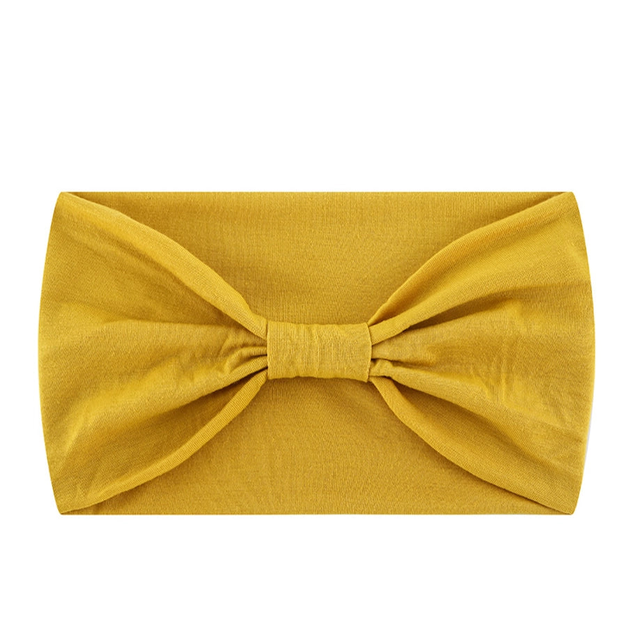 fashion plaid bow knot cloth pleated hair band 1 piece