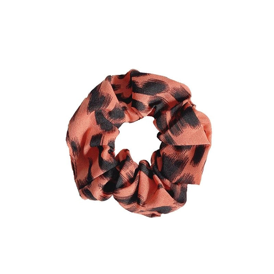 color leopard print hair band chiffon elastic hair rope nhof154782