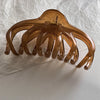 simple style solid color plastic resin hair claws