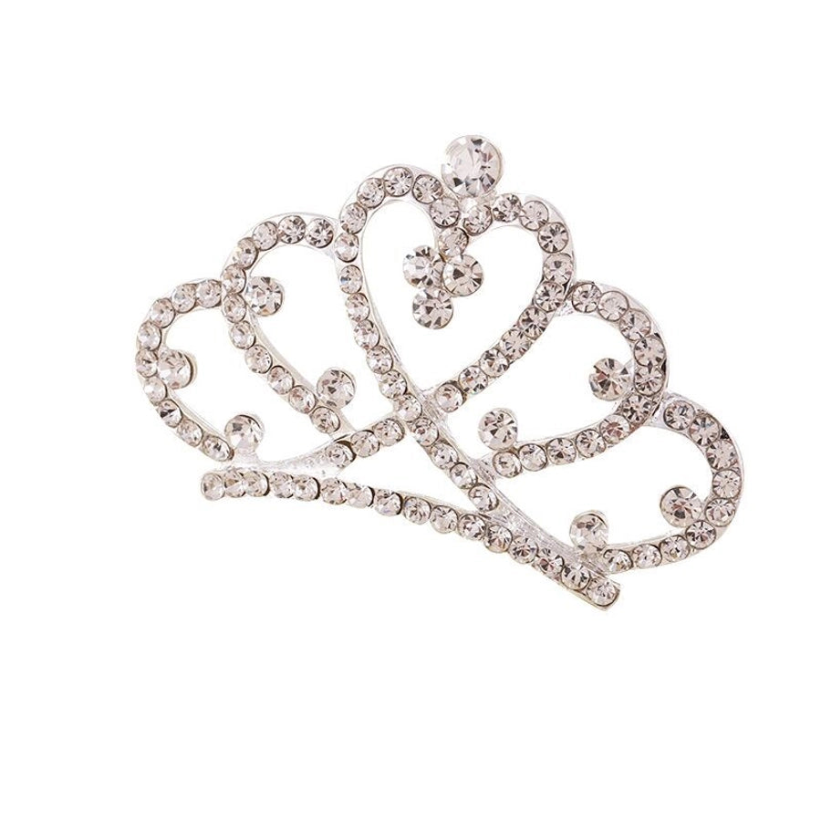 Korean style rhinestone children's crown comb hair accessories girls' performance dance performance girls' birthday gift