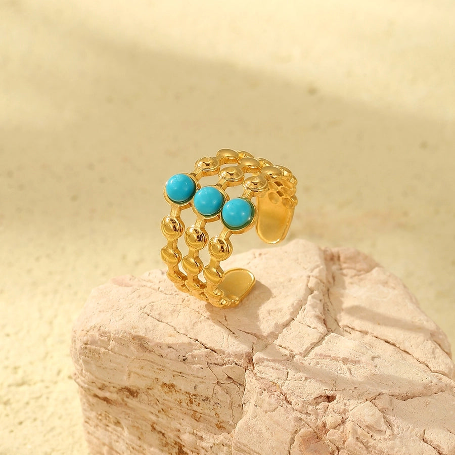 Jewelry Casual Simple Style Geometric 304 Stainless Steel Open Rings