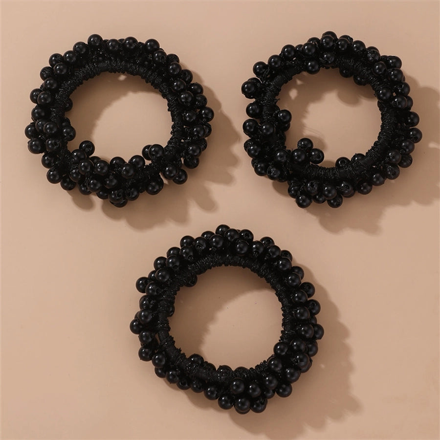 Women's Fairy Style Sweet Simple Style Round Imitation Pearl Beaded Artificial Pearls Hair Tie