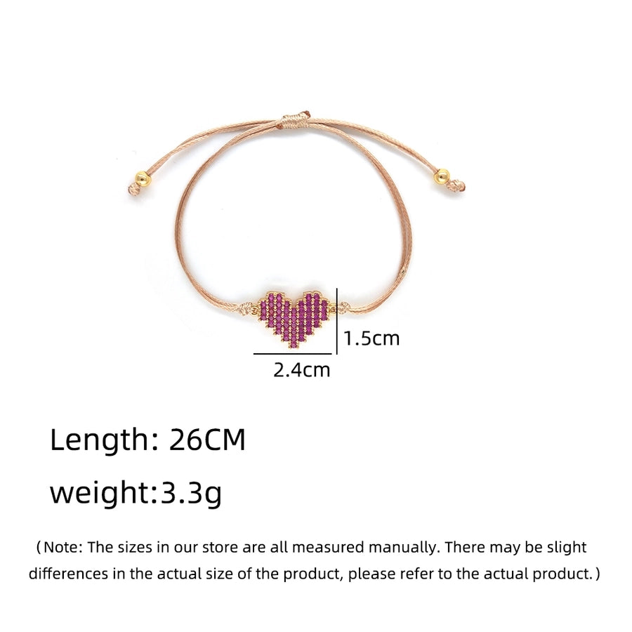 Freshwater Pearl Copper Heart Shape Pearl Bracelets