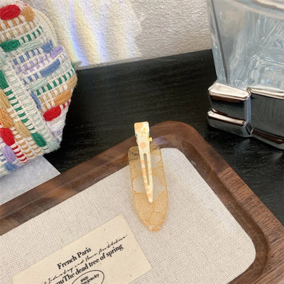 Women's Korean Style Mesh Resin Hair Clip