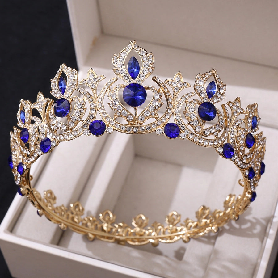 fashion crown alloy inlay rhinestones crown 1 piece