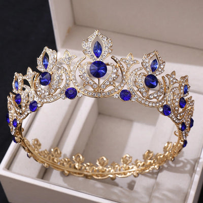 fashion crown alloy inlay rhinestones crown 1 piece