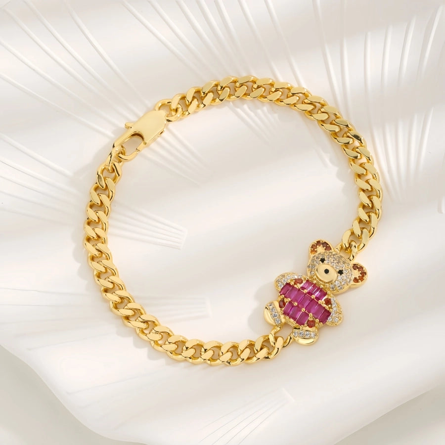 Jewelry Cute Bear Copper Bear Bracelets