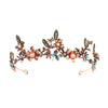 baroque  prom crown rhinestone pearl headband