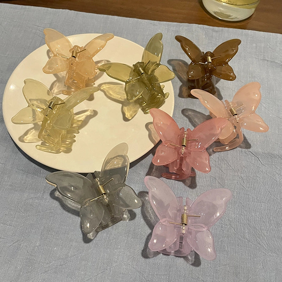 Women's Simple Style Bow Knot Acetic acid sheets Stoving Varnish Hair Claws