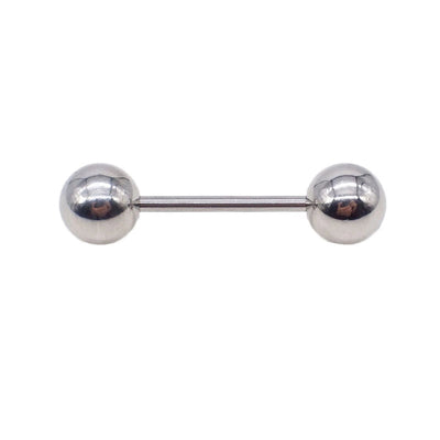 Titanium steel 2.0 thick male and female female female ring female nail short rod big ball tie nail straight rod PA ring breast nail breast ring tongue nail tongue ring