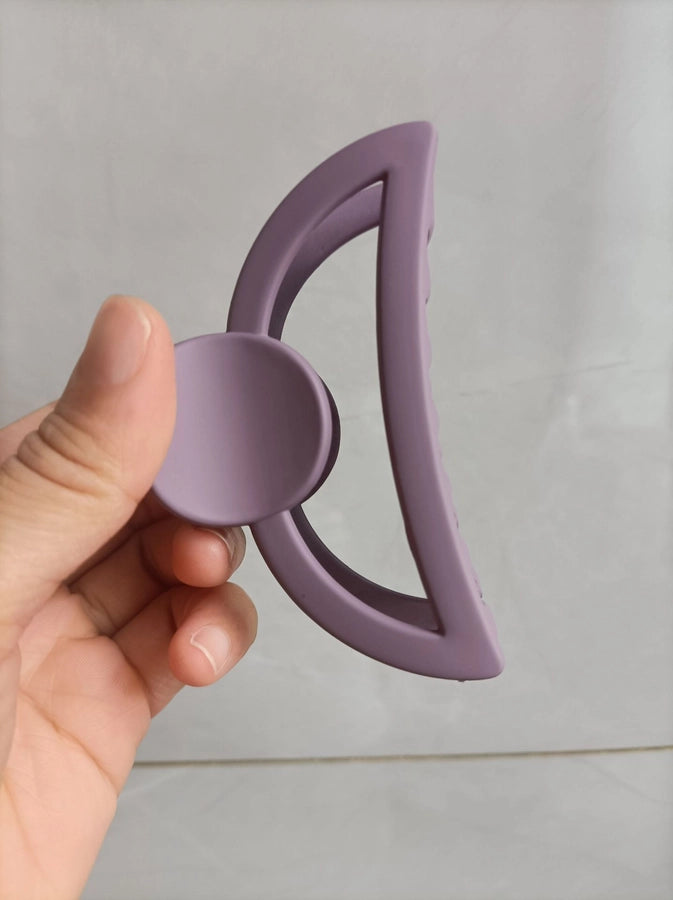 Milk Tea Color Grab Clip  Girl's Hair Grab Head Shark Clip Summer Hair Clip Hair Accessories