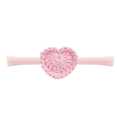 Girl'S Sweet Heart Shape Cloth Hair Band