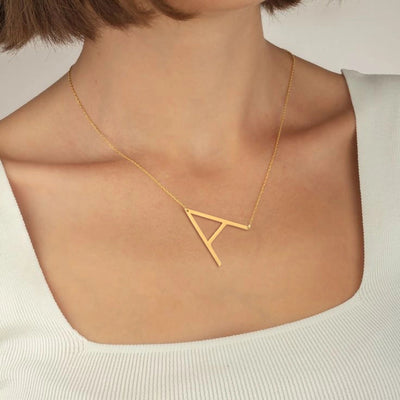 Jewelry Elegant Simple Style Classic Style Letter 201 Stainless Steel 304 Stainless Steel Pendant Necklace