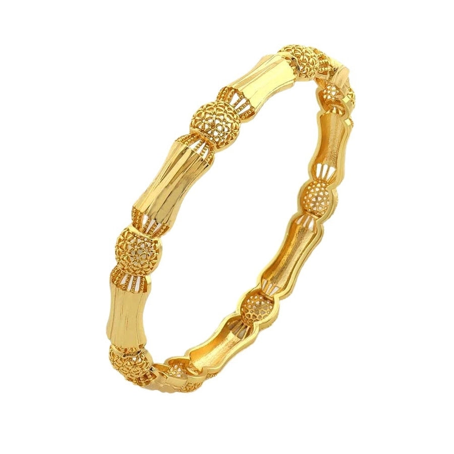 Copper Plating 18K Gold Ladies' Bracelet Temperament Entry Lux Hollow Small Waist Dubai Bridal Wedding Jewelry