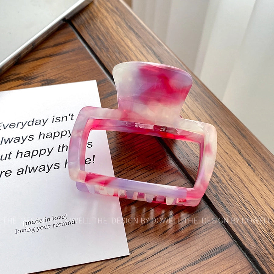 Women's Simple Style Geometric Acetic acid sheets Hair Claws