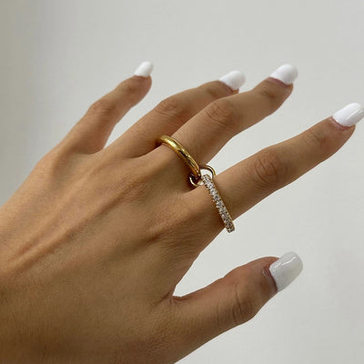 Jewelry Simple Style Classic Style Geometric 304 Stainless Steel Rings