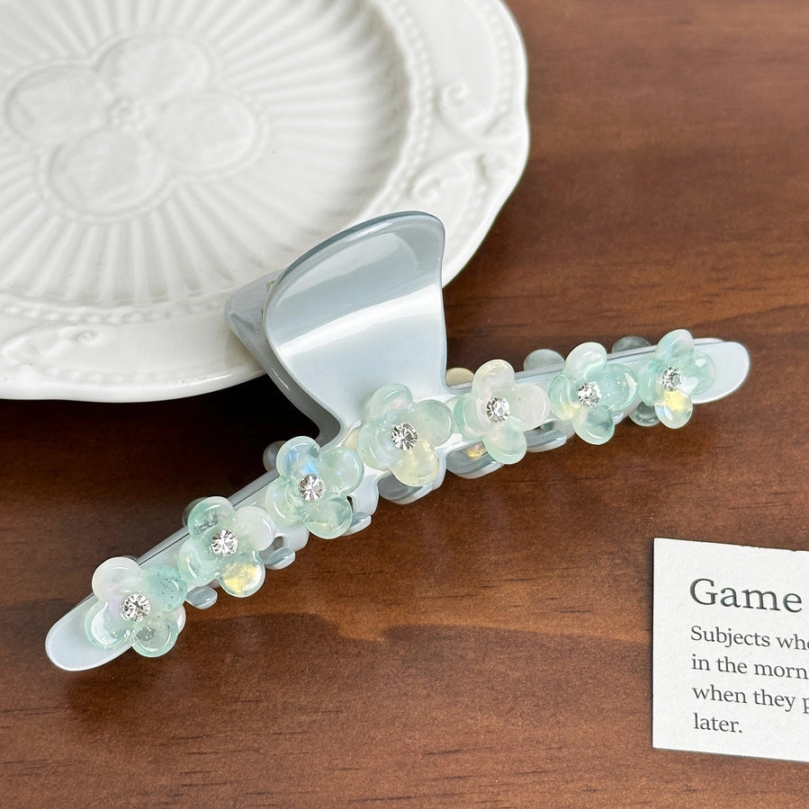 Women's Casual Simple Style Streetwear Floral Acetic acid sheets Hair Claws