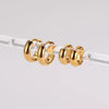 1 Pack of 12 Pairs Vintage Style Classic Style Commute Circle 304 Stainless Steel Earrings