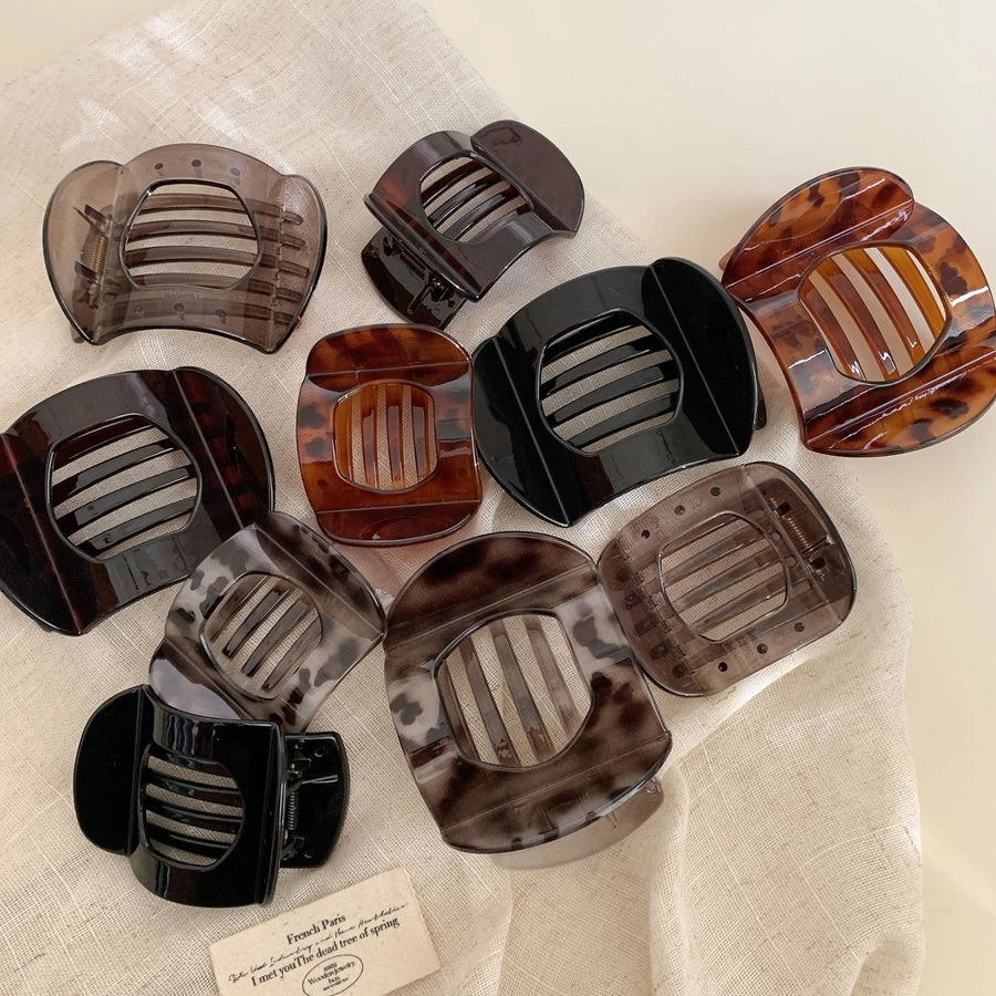 Retro Hawksbill Barrettes Women's Back Head Grip 2024 New Hair Pin High Sense Shark Clip Loose Clip Hairware