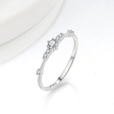 1 Piece 925 Sterling Silver Geometric Rings