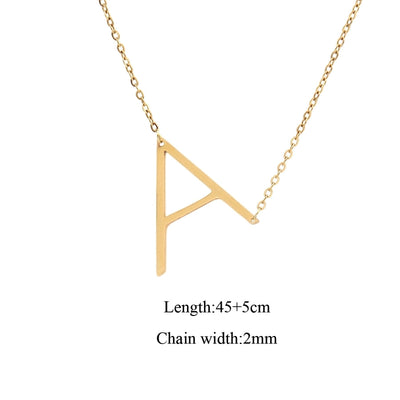 Jewelry Elegant Simple Style Classic Style Letter 201 Stainless Steel 304 Stainless Steel Pendant Necklace