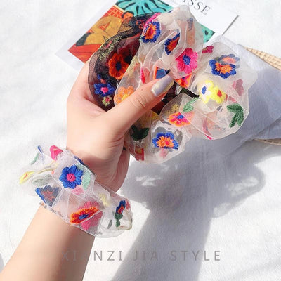 new fashion sweet daisy cheap scrunchies