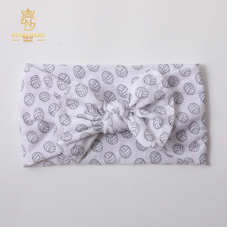 New  children's headdress jacquard soft hair tie bow hair band baby newborn headband baby hair band