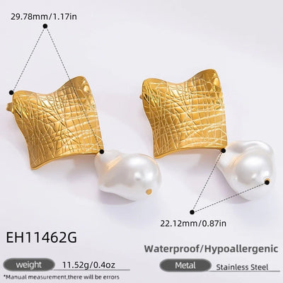 1 Pair Simple Style Commute Heart Shape Flower Bow Knot Plating 304 Stainless Steel Drop Earrings