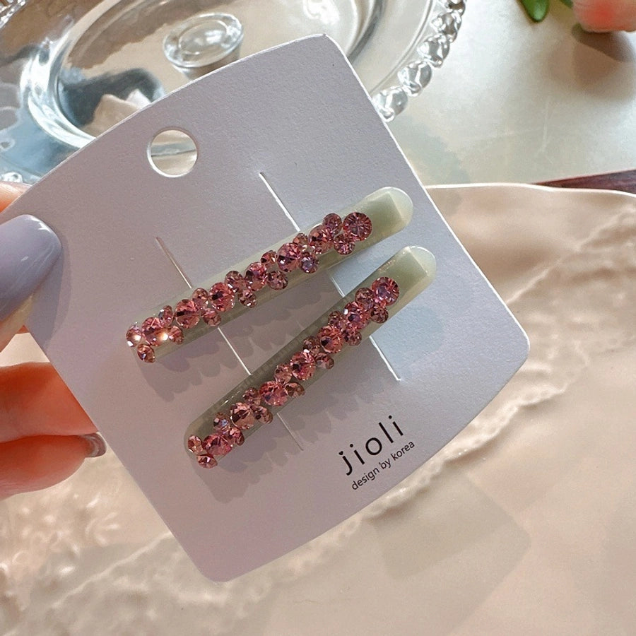 Women's Sweet Simple Style Heart Shape Alloy Hair Clip