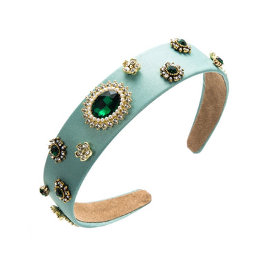 european and american new baroque fashion simple headband women's pearl diamond flower beautiful headband women's fashion hair accessories batch