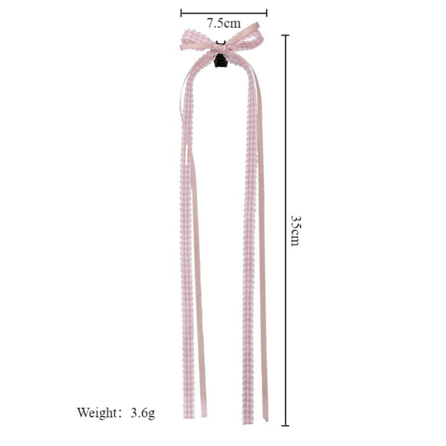 Women's Cute Lady Sweet Bow Knot Cloth Hair Clip