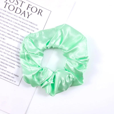 simple style solid color cloth hair tie