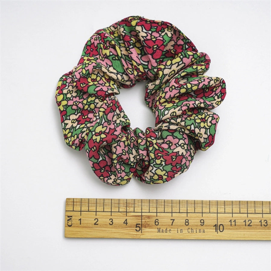 Women's Japanese Style Flower Cloth Handmade Hair Tie