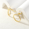 Jewelry Elegant Commute Heart Shape Copper Zircon Rings