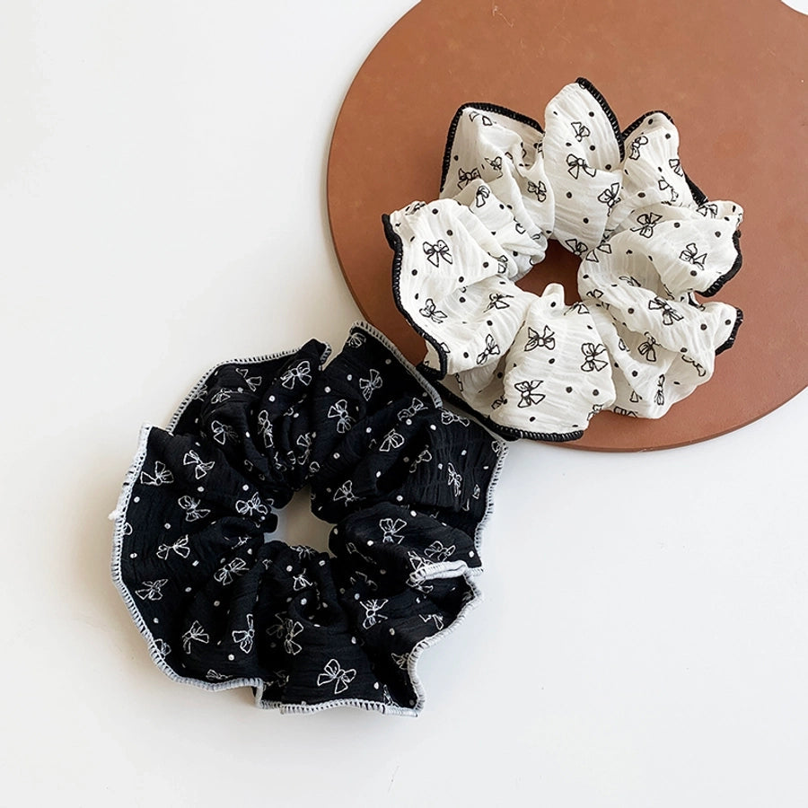 Women's Elegant Basic Streetwear Butterfly Cloth Hair Tie