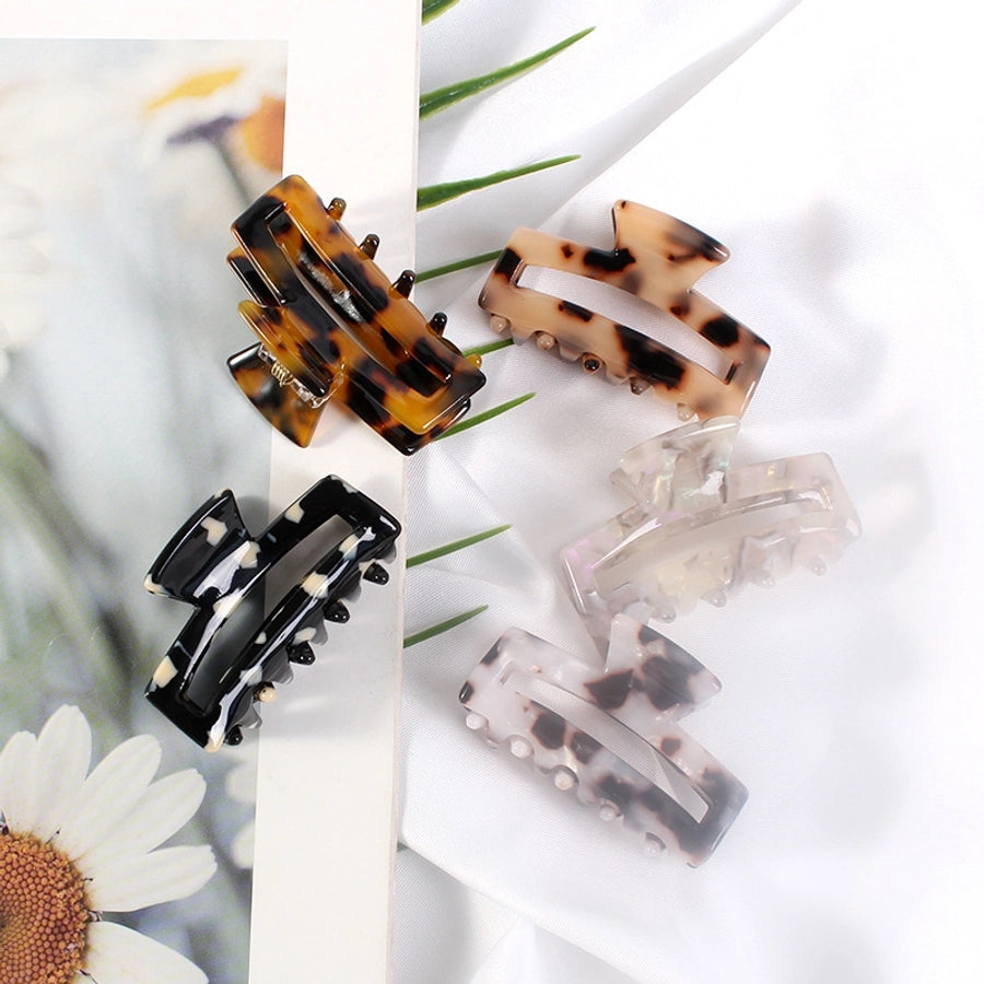 fashion geometric acetic acid sheets hair claws